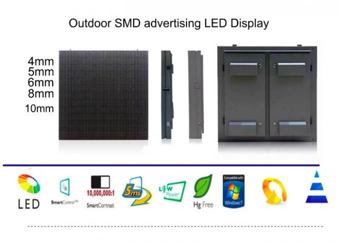 Outdoor P8 SMD Full Color Commercial Advertising LED Display Waterproof