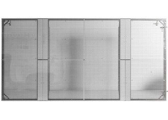 7.8MM P7.81 Transparent LED Display Screen For Glass Shop , Light Weight Cabinet Design