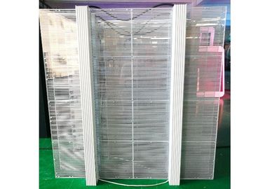 P10.4 Transparent Glass LED Display , Customize Transparent LED Wall For Car Shop