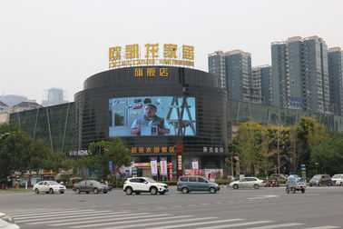 Epister Chip Video P6 Outdoor Transparent LED Display 6MM Pixel Pitch With Iron Cabinet