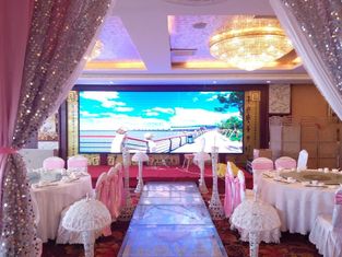Ph4 Wedding / Night Club Indoor Advertising LED Display Hire Refresh Frequency ≥ 600