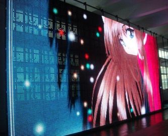 Indoor P18 Transparent Glass LED Screen Stage Background With 6944 Pixel Density