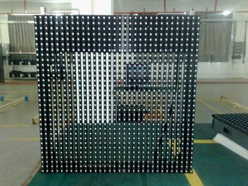 Customized Digital Outdoor Transparent LED Display Pitch 10MM SMD 3535 1R1G1B