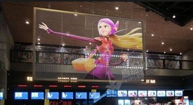 P10 Video Outdoor Transparent Glass LED Screen CE / ROHS Certification