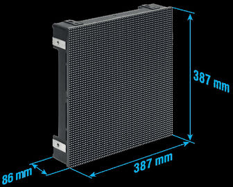 P5.95 Front Service Outdoor Rental LED Display Boards Stage Background