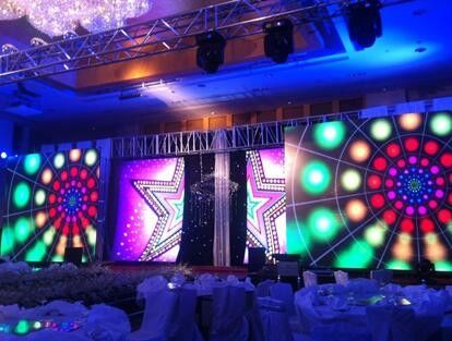 Pitch 5.95mm Rental LED Display Screen For Stage Backdrop / Led Video Wall Hire