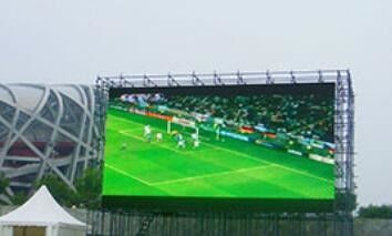 Ultra Thin P4 Pitch Stadium LED Display / LED Perimeter Advertising